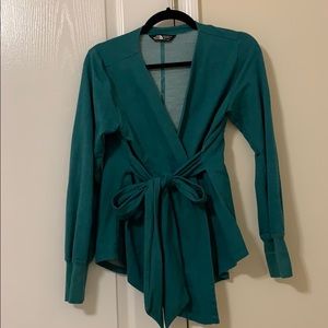 North Face Tie Front Sweater